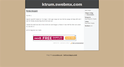 Desktop Screenshot of ktrum.swebmx.com