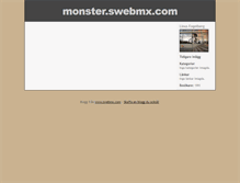Tablet Screenshot of monster.swebmx.com
